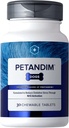 Vitaminas para perros Petandim (30 Tabletas Chewable), Antioxidantes Reducir el estrés oxidativo, Suplemento Conjunto para perros, piel y carbón Suplemento, Omega-3 &amp; Collagen para perros, pollo + sabor a tocino