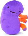 I Corazón Guts Kidney Plush – 9" Educational Stuffed Organ Toy for Kidney Disease, Transplant Recovery, Dialysis, CKD, Polycystic Kidney, Renal Failure – Funny Get Well Gift