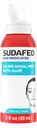 Sudafed Non-Medicated Saline Nasal Mist with Aloe, Sinus Saline Nose Spray for All Ages Quickly Flushes & Moisturizes Nasal Passages, Use Nasal Mist as Often As Needed, Drug-Free, 3 fl. oz