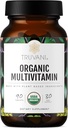Truvani Suplemento Multivitamina Orgánica diaria - Vegan, No GMO Tablas con Iron &amp; Biotin - Dairy, Soy, & Gluten Free - 30 Day Supply (90 Tablets)