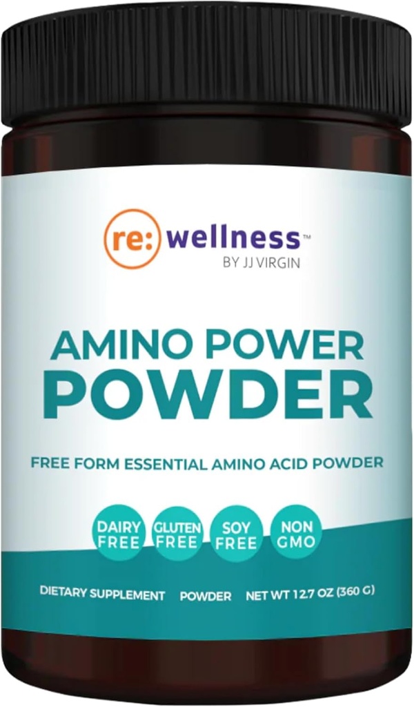 Reignite Wellness by JJ Virgin TENIDO Amino Power Powder TEN Easy-Absorb Essential Amino Acids with Alpha-Ketoglutarate TEN Workout, Muscles, Metabolism & Energy Support TEN Fruit Punch Flavor TEN 30 Servings