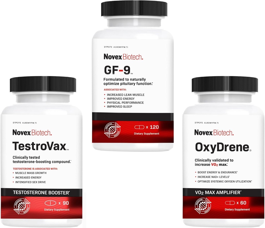 El paquete de recarga – Suplementos para hombres – Suplementos masculinos – Apoyo Energía, Conducir, Rendimiento físico &amp; Más* – Ultimate Performance Trio