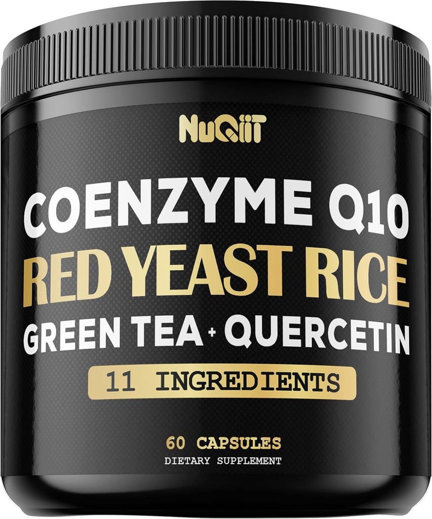 Levadura roja 13500mg Green Tea 4500mg Quercetin 4500mg Suplemento &amp; Más - Apoyo a la salud cardíaca, sistema inmunológico &amp; equilibrio corporal - 60 cápsulas