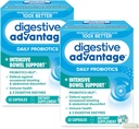 Ventajas Digestivas Soporte intensivo de bolos defensores probióticos contra el gas &amp; Bloating, 32 cápsulas de cuenta (2 Pack)