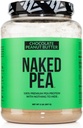 Naked Pea - Chocolate Peanut Butter Protein from US &amp; Canadian Farms, Organic Cocoa, Organic Coconut Sugar - No GMO, No Soy y Gluten Gratis, Aid Growth and Recovery - 21 Servings
