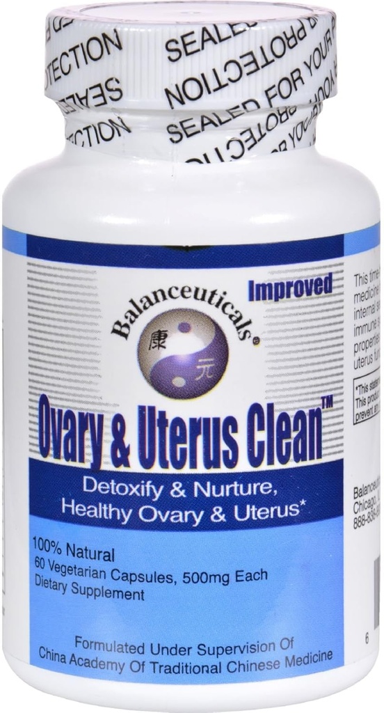 Birsppy Balanceuticals Ovary y Uterus Clean - 500 mg - 60 cápsulas