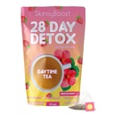 SkinnyBoost 28 Day Detox Daytime Tea -HIBISCUS BERRY (28 Tea Bags) Apoya Metabolism Boost, Detox, All Natural, Non GMO, Vegan, Keto Friendly