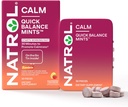 Natrol Quick Balance Calm Mints, Suplemento dietético, Raspberry Lemonade artificialmente saboreado, 30 Cuenta, 15 Day Supply