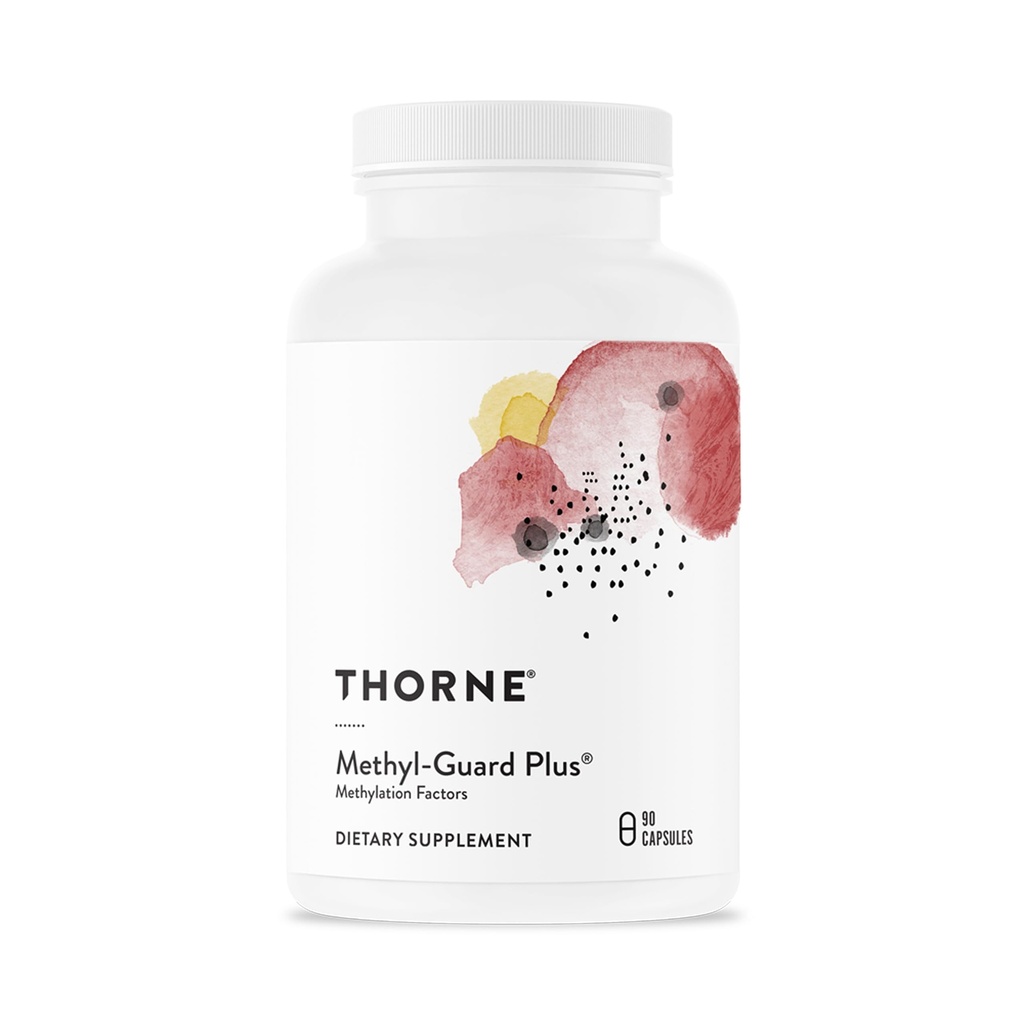 THORNE - Metil-Guard Plus - Folato activo (5-MTHF) con vitaminas B2, B6 &amp; B12 - Soporta la metilación &amp; nivel saludable de Homocysteine* - Gluten, lácteos &amp; libre de soya - 30 Actuaciones