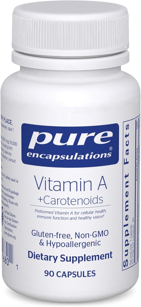Encapsulaciones puras Vitamina A + Carotenoides (Lutein, Zeaxanthin y Astaxanthin)