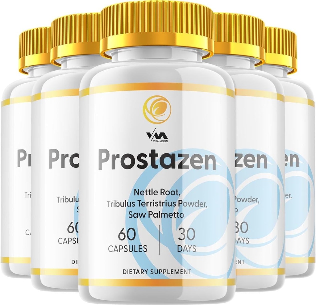 (5 Pack) Prostazen Prostate Support Capsules – Prostazen Pills Supplement, Maximum Strength, Nueva Formulación Multivitamínica Mejorada, Prostazen Reviews, 300 cápsulas