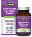 Flora - SambuGuard Elderberry Crystals, Provides Antioxidants & Immune Support, Strengthen Immunity, Detox Body, Boost Energy, 1.7-oz. Powder