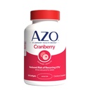 AZO suplemento de arándano, elaborado con aceite de arándano concentrado completo para ayudar a limpiar y proteger el rastro urinario*, píldoras de arándano sin azúcar, no GMO, 100 Softgels