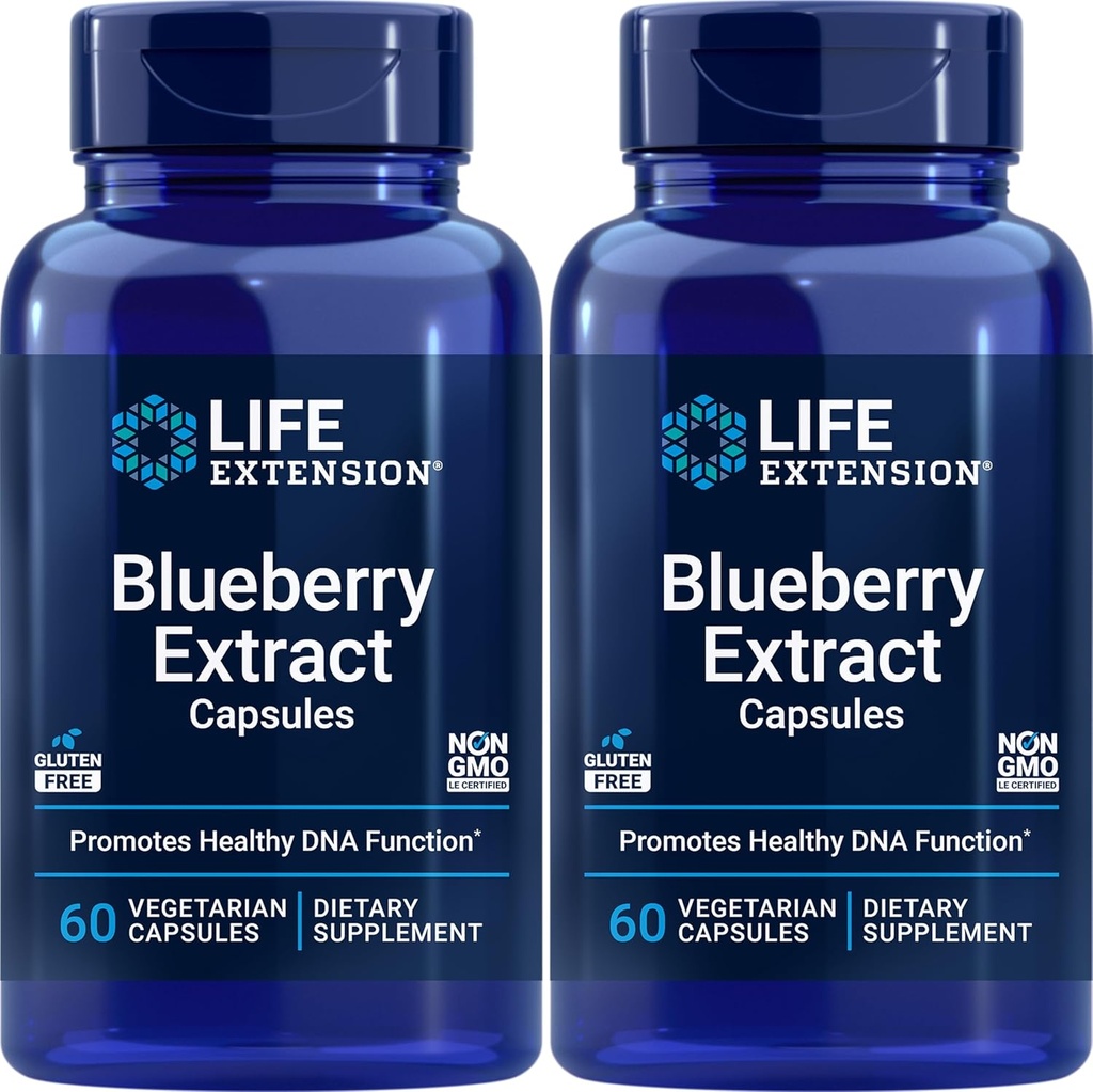 Extracto de Blueberry, 60 cápsulas vegetarianas (Pack of 2)