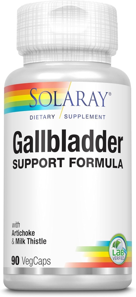 Solaray Gallbladder Support Fórmula - 90 cápsulas