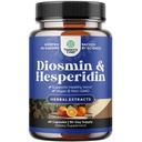 Complejo Diosmin Hesperidin 1000mg para Adultos - Suplemento Naranja Bitter para Veinas Varicosa Soporte, Leg &amp; Feet Blood Health - Diosmin & Hesperidin Suplementos de Citrus Aurantium - 60 Conde