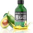 HNP Labs C60 Avocado Aceite Frío Presionado Orgánico - Energía Boost, Claridad Mental, Envejecimiento Natural y Rendimiento - 99,99% Sublimatado C60 USA Made Organic Avocado Oil – GMP Certified for Safety