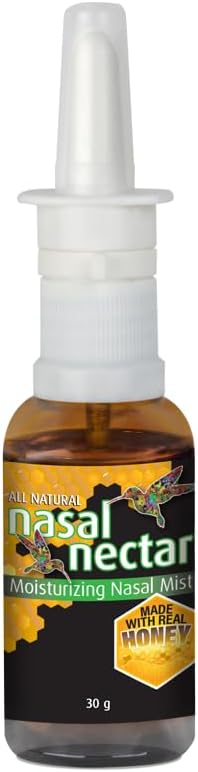 NaturePro Moisturizing Nasal Mist, All Natural, 1 oz para Nasal Dryness Contiene verdadera miel