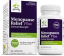 Terry Naturalmente Menopause Relief Plus - Suplemento sintoma de la menopausia - Suplemento de Ayuda Contra la Cansancio ocasional &amp; Suecos nocturnos - Suplemento con Rhodiola &amp; Black Cohosh - 60 cápsulas