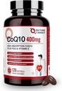 NATURE TARGET CoQ10 400mg with PQQ, Vitamin E & Organic Olive Oil - High Absorption Coenzyme-Q10 with BioPerine - Antioxidant-for-Heart-Health and Energy Production, 120 Servings