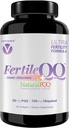 FertileQQ ULTRA Ubiquinol (QH) más PQQ a BOOST Mama 2B Apoyo Reproductivo Natural, #1 Fórmula de Apoyo a Mitocondria Egg Cell Health - Doctor Recommended Fertility Formula.