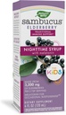 Camino de la Naturaleza Sambucus Elderberry Nighttime Syrup para niños con Melatonina, Immune Support*, 4 Fl Oz