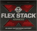 PMD Sports Flex Stack Advanced 24-Hour Testosterone Stack for Lean Muscle Growth, Strength, Recovery, Libido y Restful Sleep - N-Test 600 Advanced / 90 Liquid T-Gels, Z-Test 90 Capsules ...