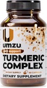 UMZU Turmeric Curcumin Suplemento ← Joint Comfort 7 Natural Ingredients - Bromelin, Boswellia &amp; BioPerine Black Pepper tención apoya la salud conjunta e inmunidad (30 Day Supply latitud 60 cápsulas)