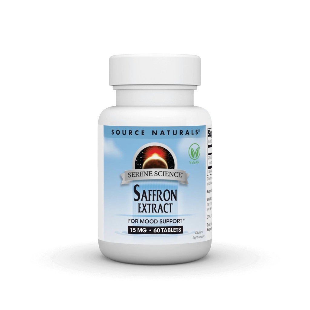 Fuente Naturals Serene Science Saffron Extract, for Mood Support* - 60 Tablets