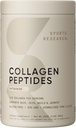 Collagen Peptides de investigación deportiva - Hidrolyzed Tipo 1 & 3 Collagen Powder Protein Suplemento para la piel sana, uñas, &amp; articulaciones - Easy Mixing Vital Nutrients & Proteins, Collagen for Women &amp; Men