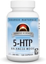 Fuente Naturals Serene Science 5-HTP, Balanced Mood*, Suplemento dietético no GMO, 200 mg - 120 cápsulas