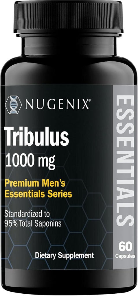 Nugenix Essentials Tribulus Terrestris for Men Extract - 95% Total Saponins, 1000mg High Potency, Extra Strength, 60 Cuenta