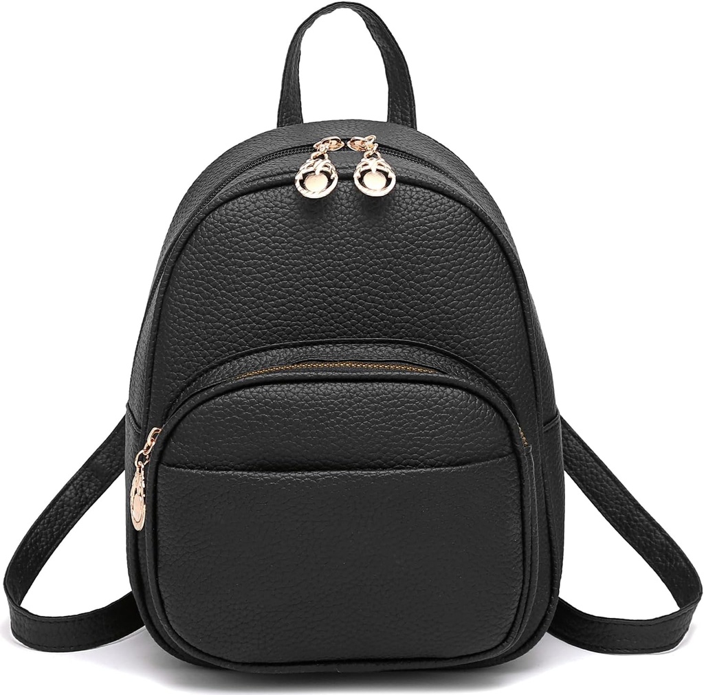 Mochila Barsine Mini para Mujer Mochilas de cuero Casual Mochila de hombro con bolsillos