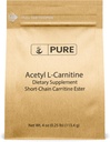 Ingredientes originales puros Acetyl L-Carnitine (4oz) ALCAR, Amino Acid Powder Suplemento