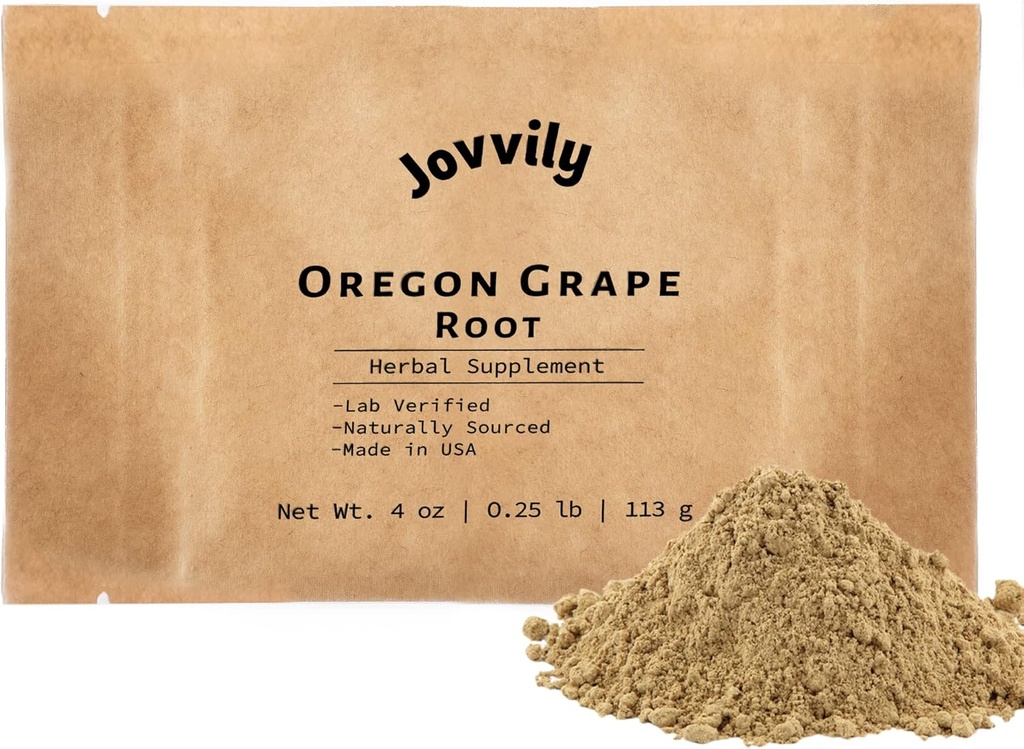 Oregon Grape Root Powder - 4 oz - Individual Ingrediente, Suplemento Herbal