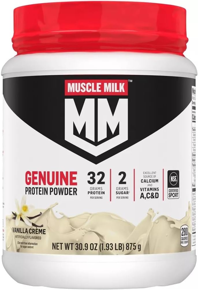 Muscle Milk Lean Muscle Vanilla Creme Protein Powder, 1,93 libras (Pack of 1)