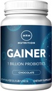 MRM Nutrition Gainer Protein with Probiotics + Postbiotics | Chocolate Flavored | 25g Protein | Whey Concentrate + Isolate + micellar Casein| Slow + Fast digesting| with Digestive enzymes