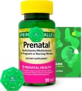Prenatal Multivitamínico/Multimineral 100 Tabletas con vitaminas y minerales exclusivos de los aglomerados - A a Z -Mejor guía de ligto y junta + organizador semanal de píldoras (3 artículos)