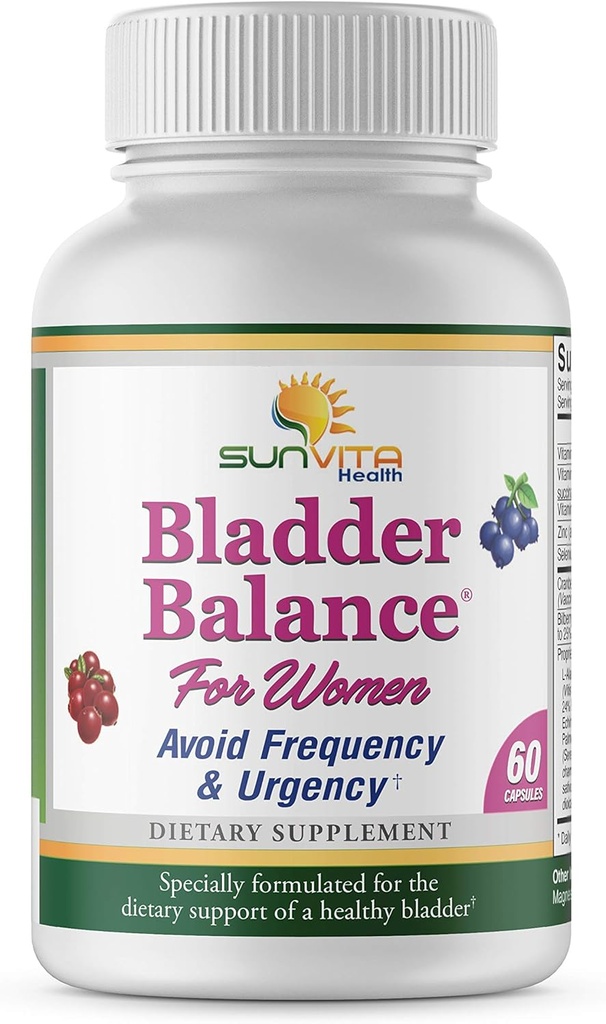 Equilibrio de vejiga® - Control de vejiga para mujeres • Problemas de vejiga tales como Frecuencia urinaria, Urgencia y problemas de tracción urinaria!