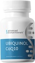 Bionutritionals avanzados Ubiquinol CoQ10, Aumento de la producción de energía, suplemento de antioxidante natural, fabricado en EE.UU., 30 Softgel
