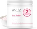 Pura Therapro Rx Just Relax Cherry - 60 Servings ¦ Apoya Mood relajado &amp; Healthy Blood Pressure ← Myo-inositol, Di-Magnesium Malate, GABA, Taurine, &amp; L-Theanine