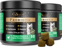 Probióticos para Perros TENIDO Suplemento Probiótico Perro All-Natural con Enzimas, Prebióticos, Pumpkin ANTE Promueve la Salud Digestiva, Mejora la Alergia &amp; Inmunidad, 180 Conde (Pack of 2 x 90 ct)