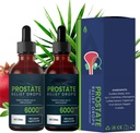 Caídas de tratamiento de próstata - Caídas de alivio de próstata, gotas herbales naturales de próstata (2pcs)