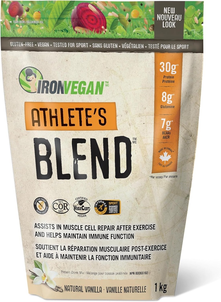 Athletes de proteína diseminados Blend Vanilla, 1000 GR