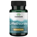 Swanson Amino Acid 100% Puro L-Metionina Aminoácidos esenciales Función del hígado 500 Milligrams 30 cápsulas