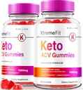rize labs - Xtremefit Keto ACV Gummies for Advanced Weight Loss, Advanced Formula, Apple Cider Vinegar Suplemento (120 Gummies)