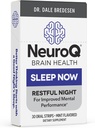 LifeSeasons NeuroQ Sleep Now - Natural Sleep Support Supplement - Maintain Healthy Sleep Cycles & Brain Function - Melatonin &amp; L-Theanine - Non-Habit Forming - 30 Mint Oral Strips