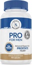 PRO Prostate Health Supplements For Hombres with Saw Palmetto, Beta Sitosterol + Supports Healthy Urination & Flow, Reduce Instas &amp; Viajes de Baño Así que usted puede dormir bien + DHT blocker, 90 cápsulas