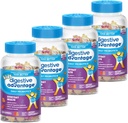 Beneficios Digestivos Niños Sabores de Frutas Naturales Gummies Probióticos para Niños Bloating Ocasional, Menor Descomfort Abdominal & Gut Health, 60 Conteo Gummies (4 Pack)