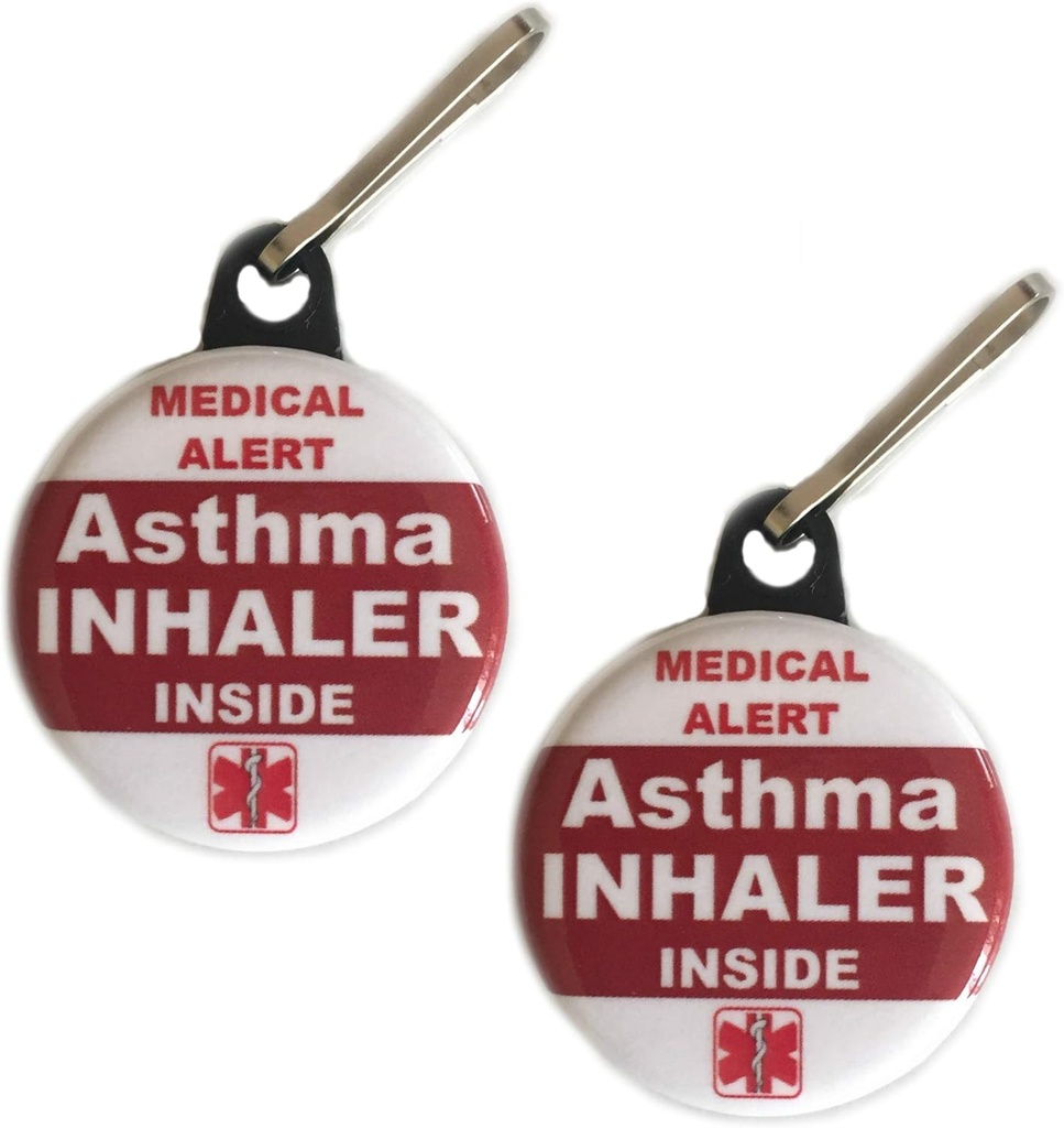 Tag Alerta médica Tiro de cremallera 2pcs